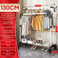 LG Stand Hanger Single Besi Gantungan Baju Berdiri Rak Baju Stand Hanger Rak Gantungan Baju Aestheti