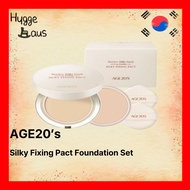 AGE20’s Silky Fixing Pact Foundation Set (14g + Refill 14g) – SPF50+ PA++++