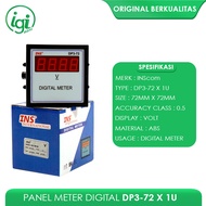 DIGITAL PANEL METER DIGITAL VOLTMETER/ 72X72 1.1U INSCOMVOLT