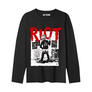 Auxiliary T-shirt Long Sleeve Riot Streetwear Unisex