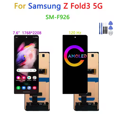 Dynamic AMOLED For Samsung Z Fold3 5G LCD F926 Display Touch Screen Digitizer Assembly For Samsung Z