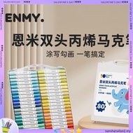 ENMY Acrylic Marker Set 36/48/60/80 Various And Attractive Colors For Art