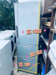 雪櫃 日立 玻璃面 R-SG37BPH 365公升 大容量 可自動制冰 三門雪櫃 #二手電器 #清倉大減價 #最新款 #香港二手 #二手洗衣機 #二手雪櫃