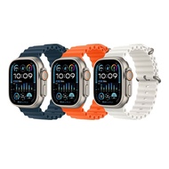 【Apple官方直送】【10個工作天出貨】 Apple Watch Ultra 2 GPS+行動網路 (49mm) 鈦金屬錶框+海洋錶帶