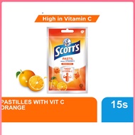 Scott's Vitamin C Pastilles Children Supplement Zipper Pack - Orange (15's)