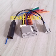 SOKET HEAD UNIT OEM HRV MALE KONEKTOR RADIO TAPE HRV FLOATING