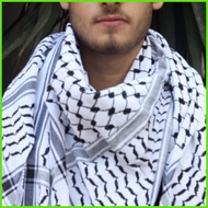 Palestinian Keffiyeh Desert Keffiyeh Scarf Wrap 54X54 Inch Soft Palestinian Shawl Arab Keffiyeh Band