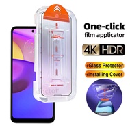 Easy Install Tempered Glass HD Compatible For Motorola Moto E40 E32 E30 E22 E20 E15 E13 One Fusion E