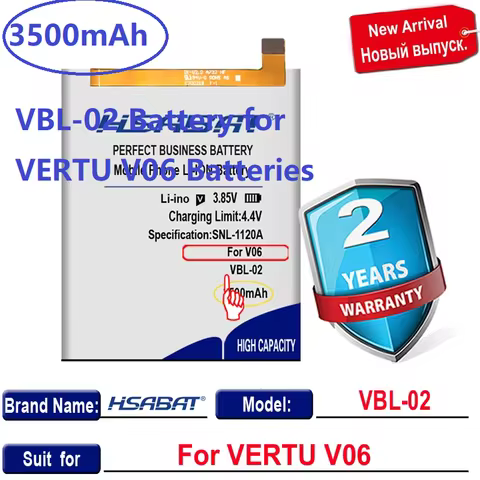 3500mAh VBL-02 Battery for VERTU V06 Batteries