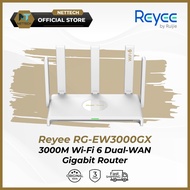 Reyee by Ruijie RG-EW3000GX 3000M Wi-Fi 6 Dual-WAN Gigabit Router