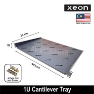 1U / 2U Cantilever Tray for Server Wall Mount Rack