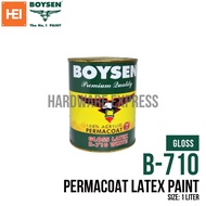 ♠ ▬ ✻ BOYSEN Latex Paint 1L  (Flat White / Semi-Gloss White / Gloss White)