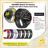 [ NEW ARRIVAL ]Huawei GT Runner Replacement Double-color Strap for Huawei GT 3/ GT 2 / GT2e / GT 2 P