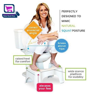 Kerusi Kaki Cangkung Tandas Duduk Rehat Squat Squatty Potty Toilet Stool Toilet Bowl Footrest Sittin