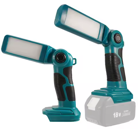 12W 1000LM LED Work Light Flashlight for Makita 18V Li-ion Battery BL1850 BL1830 Handheld Spotlight 