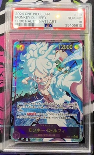 Thẻ PSA 10 GEM MINT One Piece Card Monkey D Luffy Nika Parallel SEC PRB01 OP05-119 Japanese 1459 NF3