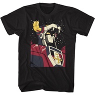 Voltron Cartoon Defender Of The Universe Voltron Bust In Space Adult T Shirt