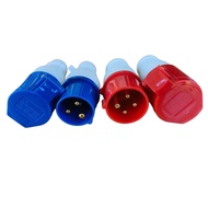 Plug - industrial socket 1 Phase 3 Phase 16A/32A (3 pin 4 pin 5 pin portable, watertight IP44)