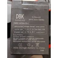 DBK DEBEIKE Battery 3-FM-4.56 V4.5 AH Children's Toy Car Battery Remote Control Motorcycle Battery