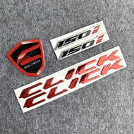 5 PCS/SET 3D Soft Glue Logo Motorcycle Emblem For Honda click 125 150 160 V1 V2 V3 Click 125i 150i C