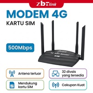 4G LTE WiFi Router with SIM Card Slot – Speed Up to 500Mbps – Plug & Play – Internet Without Cable