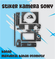 xskin garskin stiker sony a6000 garskin a6000 carbon hitam maxdecal