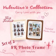 【Valentine’s Collection 】Customised Matching Couple 8R Photo Frames | Romantic Gift for Him&Her｜Vale