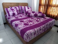 Sprei Batik Halus Pekalongan Special Pojok Pakai Karet 4 Sarung Bantal 2 Sarung Guling Sprei 180x200 cm