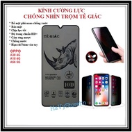 Rhino Anti-Peeping Tempered Glass Full Screen OPPO A38 4G A18 4G A56 5G A56s 9H privacy security