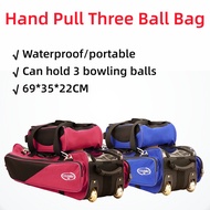 Hand-held three-ball bag bowling bag three-ball bag bowling supplies