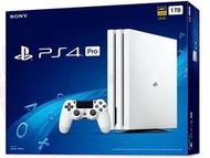 【二手主機】SONY PS4 PRO 7218 1T 1000G 冰河白 附白色無線手把+HDMI線+電源線+USB線