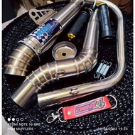 TMX 155 OPEN MUFFLER COMPLETE SET MUFFLERS F~I