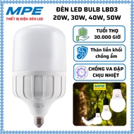 Super bright LED bulb, Large cylindrical Led bulb 20w 30w 40w 50w 60w, genuine MPE product LED light