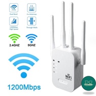 DG 5Ghz WiFi Extender Internet Booster WiFi Repeater Signal Amplifier Booster for Home Cover up to 1