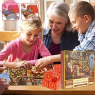 2023 Advent Calendar Christmas Puzzles Christmas Countdown Calendar Puzzles 1008 Pieces Christmas Puzzle in 24 Boxes for Kids Adults SHOPCYC2536