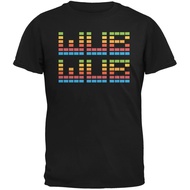 Causal Wear Wub Wub Black Cotton T-Shirt