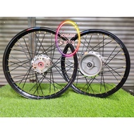 SRL110 SRL115 LC 135 ALLOY RIM SET 1.40X17 SIAP pasang CHROME hub LAGENDA 110 115 / LC135 srl115 fi 