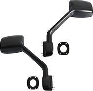 SEPEY Black Hood Mirror for KENWORTH T680/PETERBILT 579 587, Driver/Left and Passenger/Right hood Mi