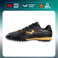 Zocker Winner Energy Soccer Shoes Black - Real Kicks - Stable Form - Good Grip (Free Zocker Socks)