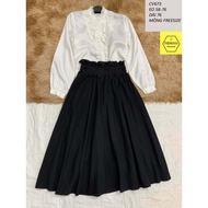 [REAL SHOP PHOTOS]CV673 Long flared skirt with stylish patterns and youthful shape hot trend for 2ha