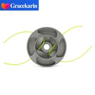 Gracekarin Universal Trimmer Head Aluminum Brush Cutter Accessories Eater Head W/ 4x Lines NEW