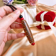 [现货] 21眼天珠吊坠｜能量守护圣物｜21-Eyes Dzi Bead Pendant｜Sacred Protection Talisman