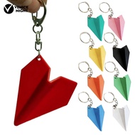 Paper Plane Keychain, Decorative Airplane Shape Key Ring For Daily Use Gift