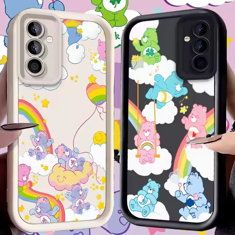 C-Care B-Bears Case for Samsung Galaxy A53 A50 A50S A36 5G A35 A34 A33 A32 A30 A26 A24 A23 A22 A20 A