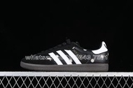 Adidas H03848-ATMOS X FACE X SAMBA OG EMBROIDERED DAISIES CORE BLACK-FOOTWEAR WHITE-GOLD FOIL