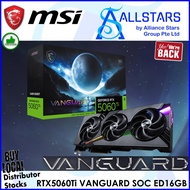 MSI RTX 5060Ti VANGUARD SOC Edition 16GB / 5060Ti / RTX 5060 Ti / RTX 5060Ti VANGUARD SOC Edition