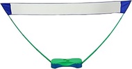 Portable Badminton Net Set with Storage Base, Support Rods and Net, 9.8FT Easy Setup Badminton Nets 