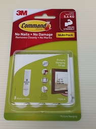 3M Command Wall Adhesive Large Picture Hanging Strips - Damage Free Removable Strips (Holds up to 7.