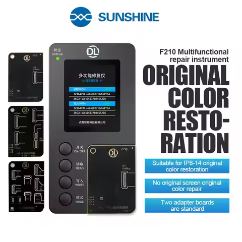 DL F210 True Tone Recovery Programmer, iP 8 X 11 12 13 14 15 16 Series, Original/Copy LCD Display Sc