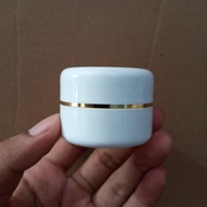 Pot cream 12.5 grams white Lis gold/Pot Pp 12.5 grams bright white